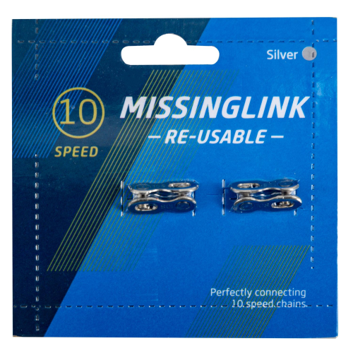 Замок цепи Bike Parts CL-10, 10 ск., 2 шт. на блистере