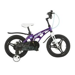 Велосипед Maxiscoo Cosmic Делюкс 16" (2022) (98-110 см), пурпурный Велосипед Maxiscoo Cosmic Делюкс 16" (2022) (98-110 см), пурпурный