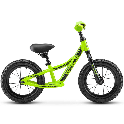 Беговел Stels Powerkid (Boy) 12" V020 (2018) (92-98 см), зеленый
