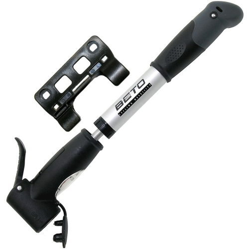 Насос ВЕТО, алюминий, с манометром, двойного действия, серебристый, 5-470304