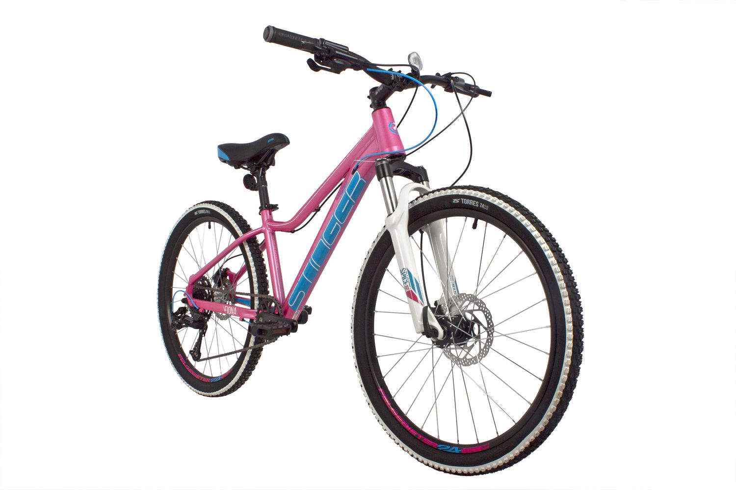 Велосипед STINGER FIONA PRO 24" (2021), рама 12" (130-155 см), розовый