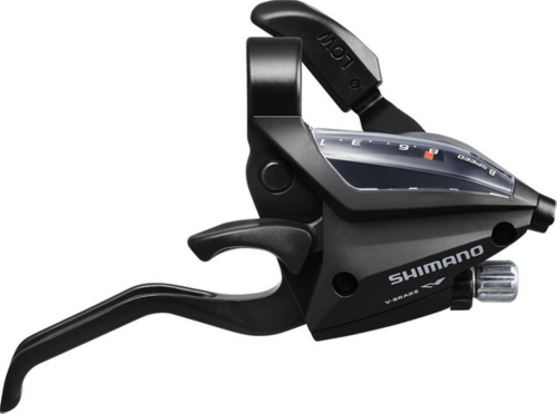Шифтер с тормозной ручкой Shimano ST-EF500-8R, Right 8-Speed, 2050mm