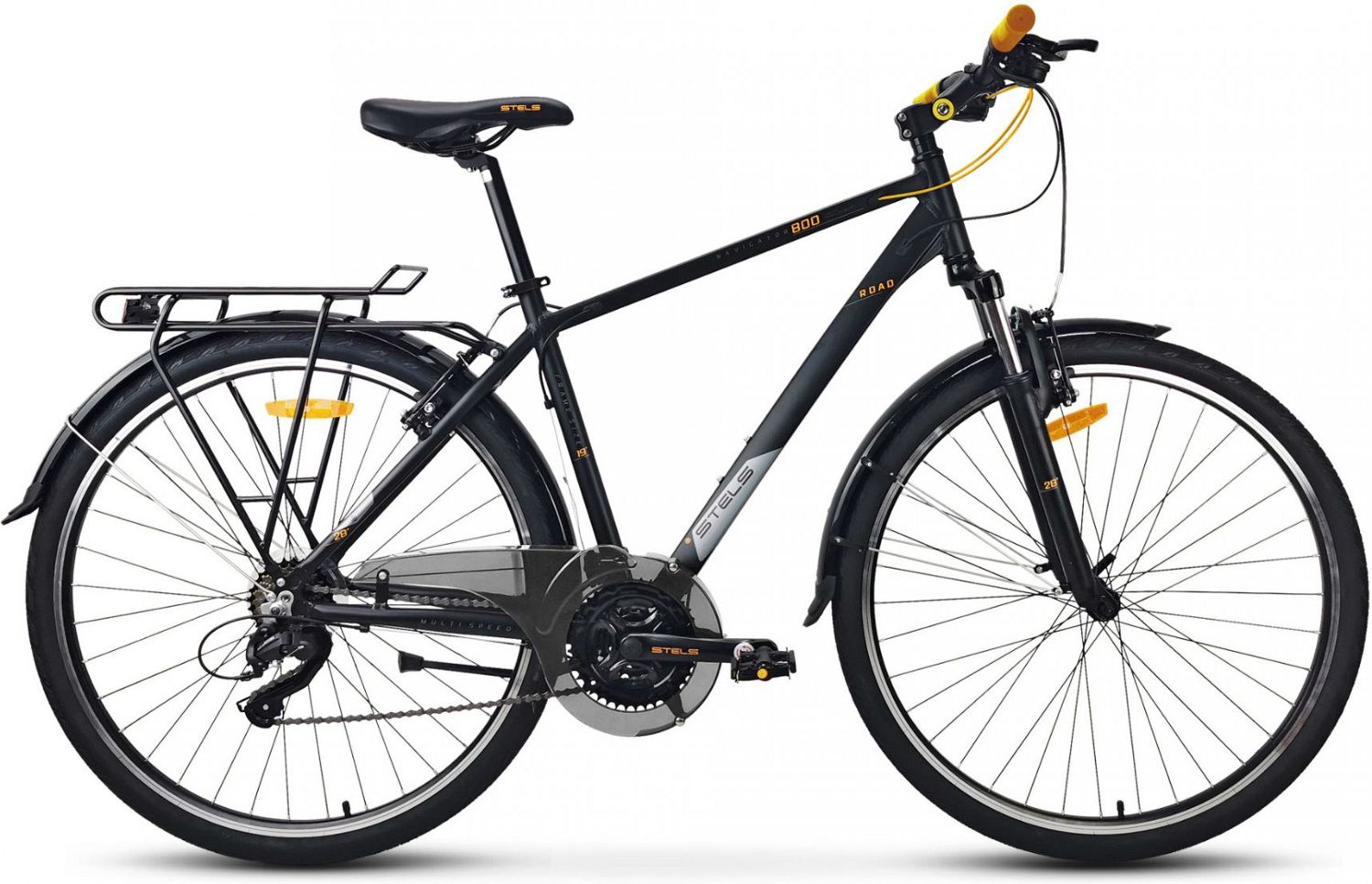 Велосипед Stels Navigator-800 V 28" V010, рама 19" (175-185 см), черный Велосипед Stels Navigator-800 V 28" V010, рама 19" (175-185 см), черный