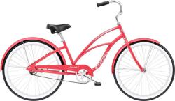 Велосипед Electra Cruiser 1 Step Thru, рама M (165-175 см), красный