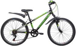 Велосипед NOVATRACK EXTREME 6-spd 24" (2019), рама 12" (130-155 см), черный Велосипед NOVATRACK EXTREME 6-spd 24" (2019), рама 12" (130-155 см), черный