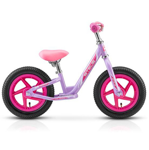БЕГОВЕЛ STELS POWERKID (GIRL) 12" V020 (2018) (92-98 см), розовый