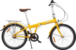 Велосипед WELS Folio 24-3 (NEXUS), рама 14", желтый