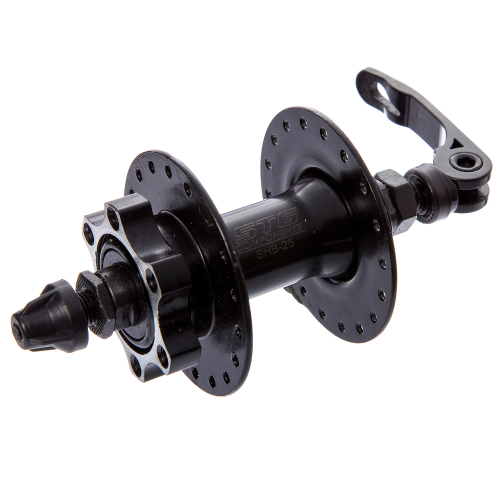 Втулка STG A25 передняя под диск 6 болт 36 спиц, черный