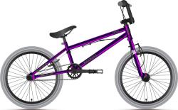 Велосипед Stark Madness BMX 5 (2024), фиолетовый/черный/серый