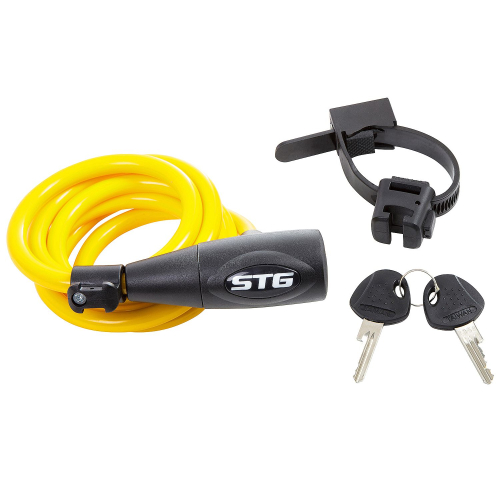 Велозамок STG CL-428 на ключе 10 мм х 150 см