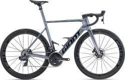 Велосипед Giant Propel Advanced SL 1 (2023), рама L (175-185 см), серебристый Велосипед Giant Propel Advanced SL 1 (2023), рама L (175-185 см), серебристый