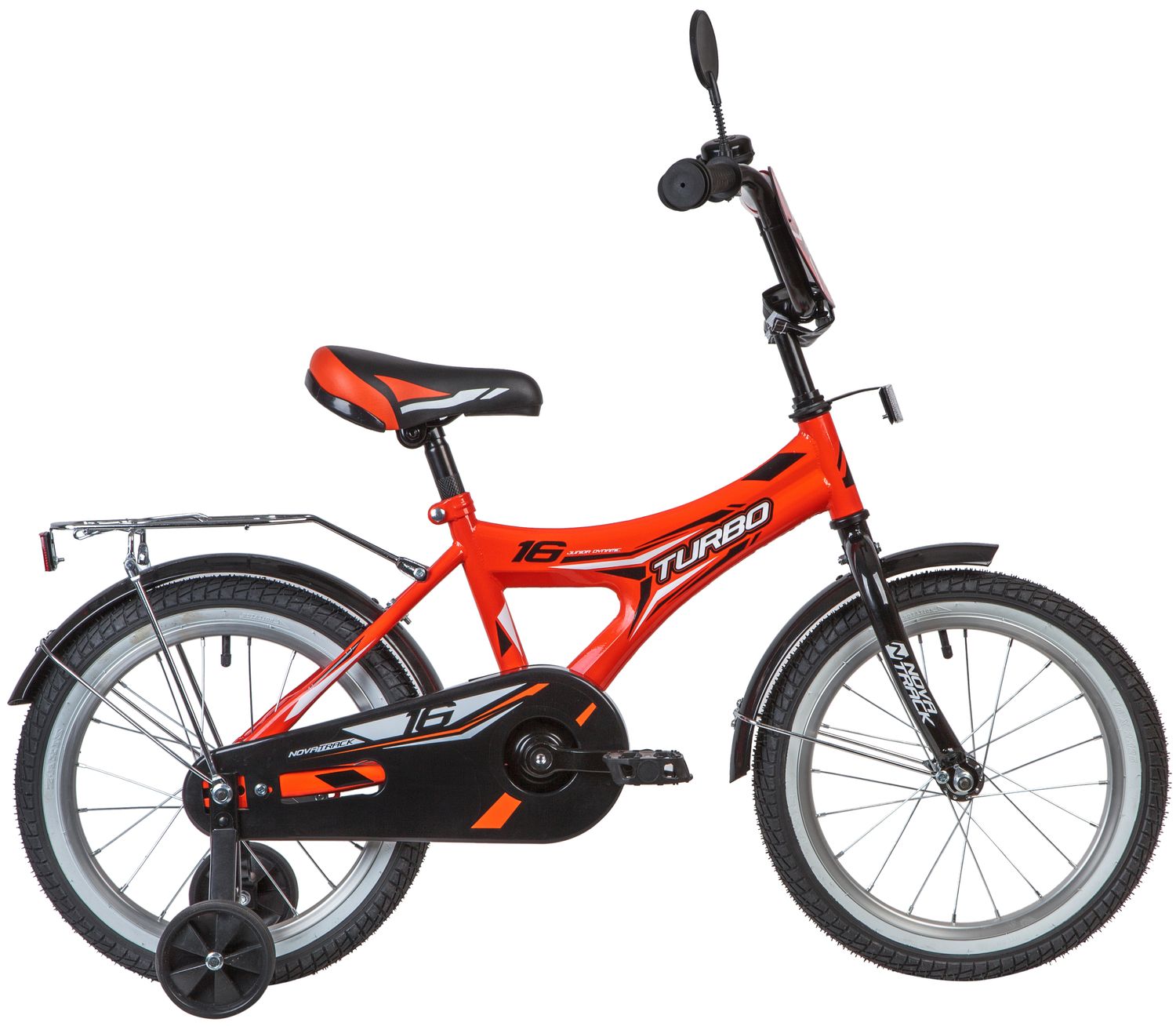 NOVATRACK TURBO 16" (2020) (98-110 см), красный NOVATRACK TURBO 16" (2020) (98-110 см), красный
