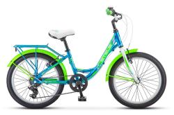 Велосипед Stels Pilot-260 Lady V010 20" (110-130 см), синий