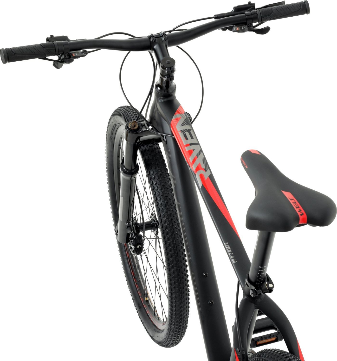 Велосипед Welt Raven 2.0 HD 27 (2023), рама 20" (175-185 см), черный Велосипед Welt Raven 2.0 HD 27 (2023), рама 20" (175-185 см), черный