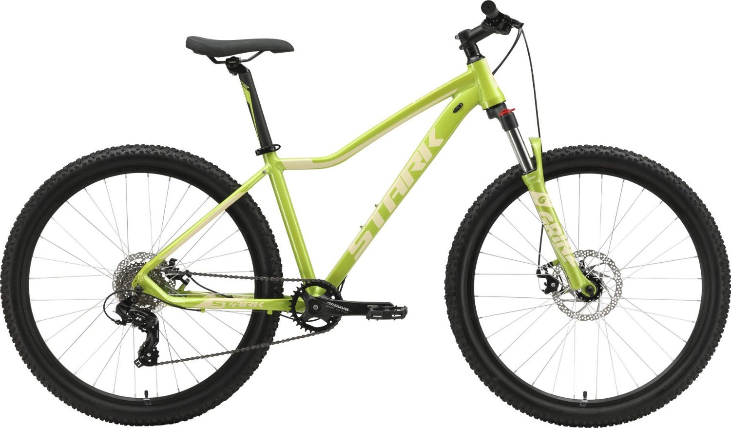 Велосипед Stark Viva 27.2 D (2023), рама 18" (165-175 см), зеленый Велосипед Stark Viva 27.2 D (2023), рама 18" (165-175 см), зеленый