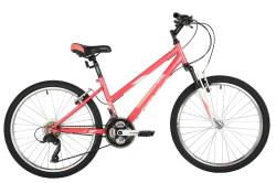 Велосипед FOXX SALSA 24" (2021), рама 14" (130-155 см), розовый Велосипед FOXX SALSA 24" (2021), рама 14" (130-155 см), розовый