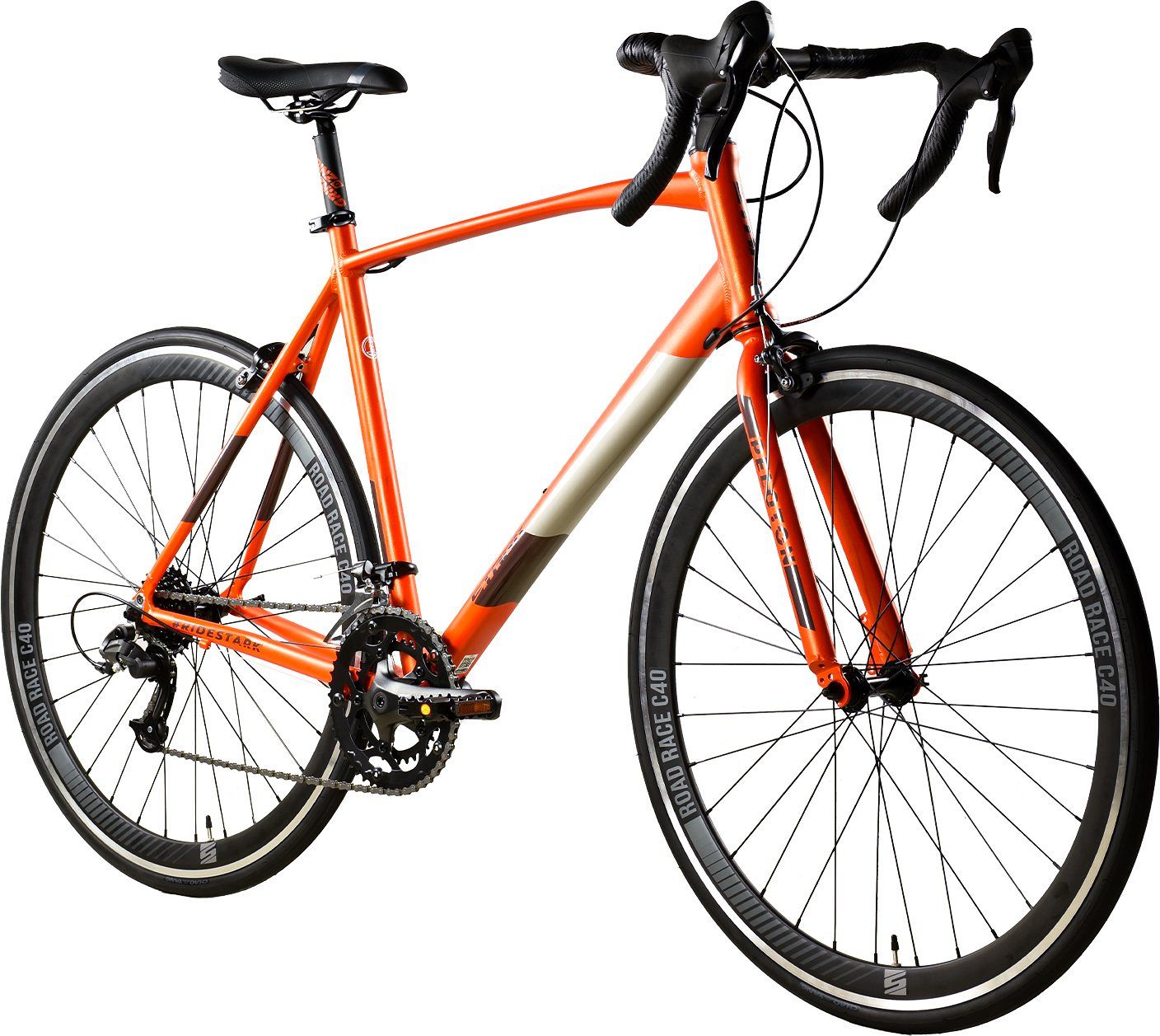 Велосипед Stark Peloton 700.1 D (2024), рама 22" (185-195 см), оранжевый Велосипед Stark Peloton 700.1 D (2024), рама 22" (185-195 см), оранжевый