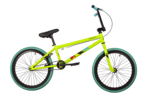 Велосипед Novatrack BMX Wolf 20" (2023), рама 21" (110-130 см), зеленый