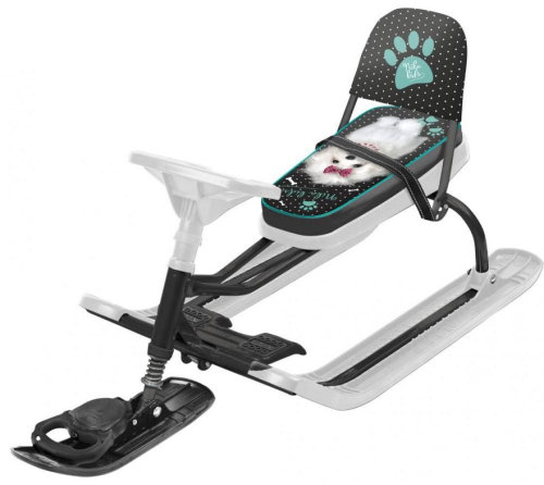 Снегокат НИКА Тимка спорт 4-1 ТС4-1/БЛ, С болонкой