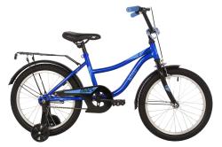 Велосипед NOVATRACK WIND 18" V-brake (2022) (110-130 см), синий Велосипед NOVATRACK WIND 18" V-brake (2022) (110-130 см), синий