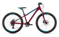 Велосипед CUBE ACCESS 240 Disc 24" (2020) (130-155 см), бордовый