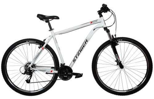 Велосипед STINGER ELEMENT STD MICROSHIFT 29" (2021), рама 22" (185-195 см), белый