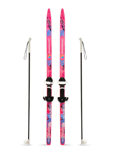 Лыжный комплект подростковый NovaSport Magic с универсальным креплением