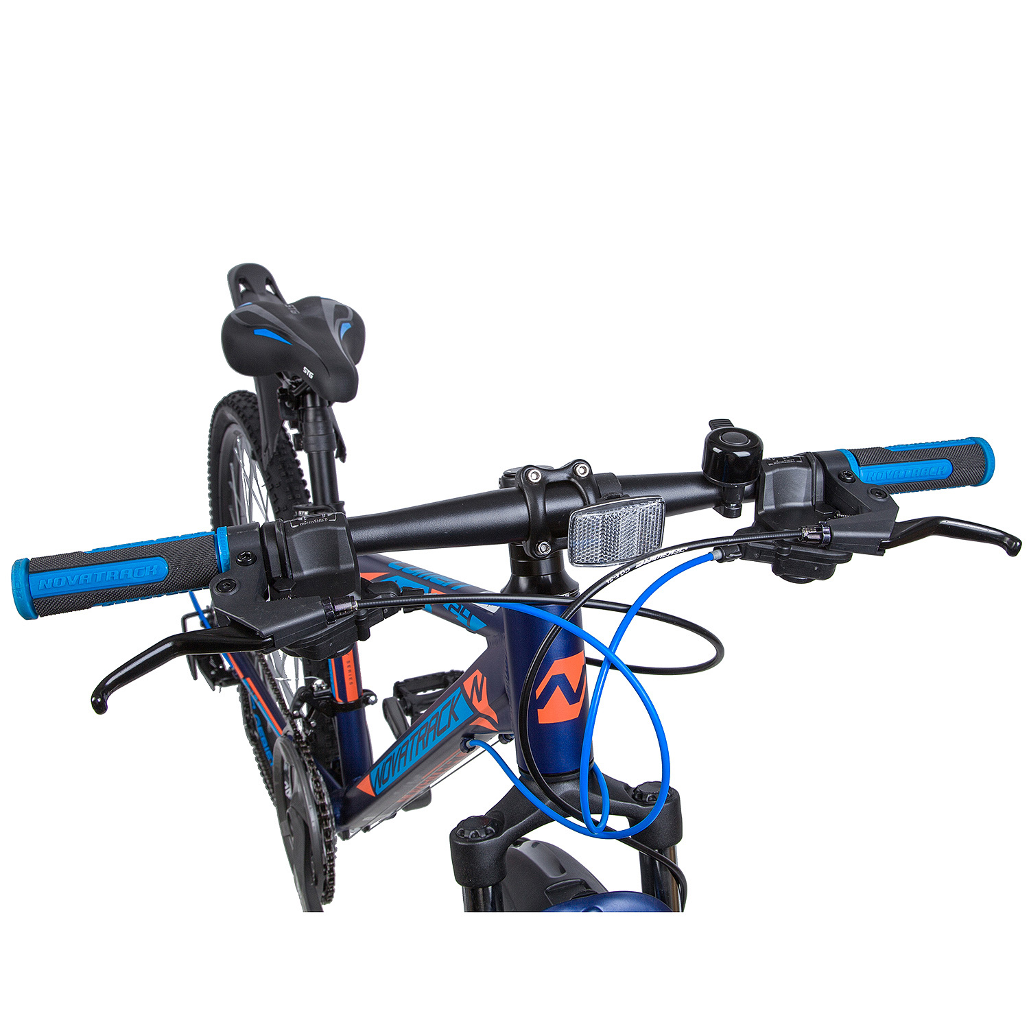 Велосипед NOVATRACK LUMEN Disc 24" (2019), рама 13" (130-155 см), синий Велосипед NOVATRACK LUMEN Disc 24" (2019), рама 13" (130-155 см), синий