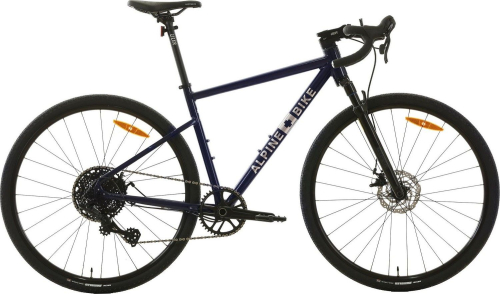 Велосипед Alpinebike Gravel 10 (2024), рама S/M (165-175 см), темно-синий