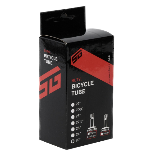 Камера велосипедная бутиловая STG 20Х2,125/2,5