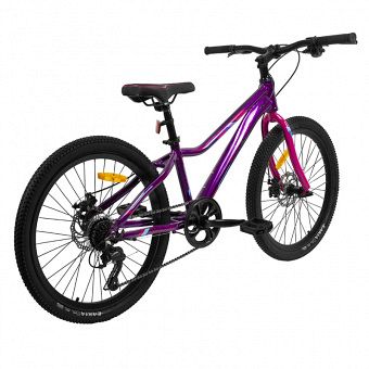 Велосипед Maxiscoo "Starlight" (2022) 24" (130-155 см), фиолетовый Велосипед Maxiscoo "Starlight" (2022) 24" (130-155 см), фиолетовый