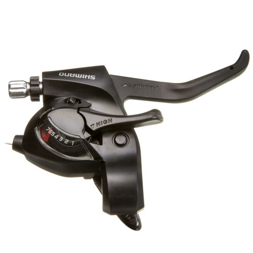 Шифтер с тормозной ручкой Shimano ST-EF41-7R, Right 7-Speed, 2400mm