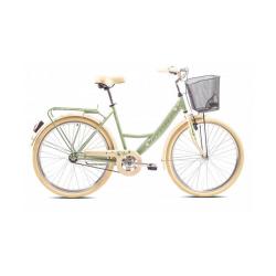 Велосипед CAPRIOLO PARIS LADY 26'' (2023), рама 19" (175-185 см), зеленый