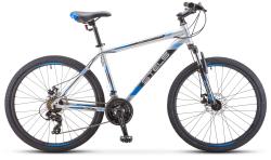 Велосипед STELS Navigator-500 MD 26" F010, рама 20" (175-185 см), серебристый Велосипед STELS Navigator-500 MD 26" F010, рама 20" (175-185 см), серебристый