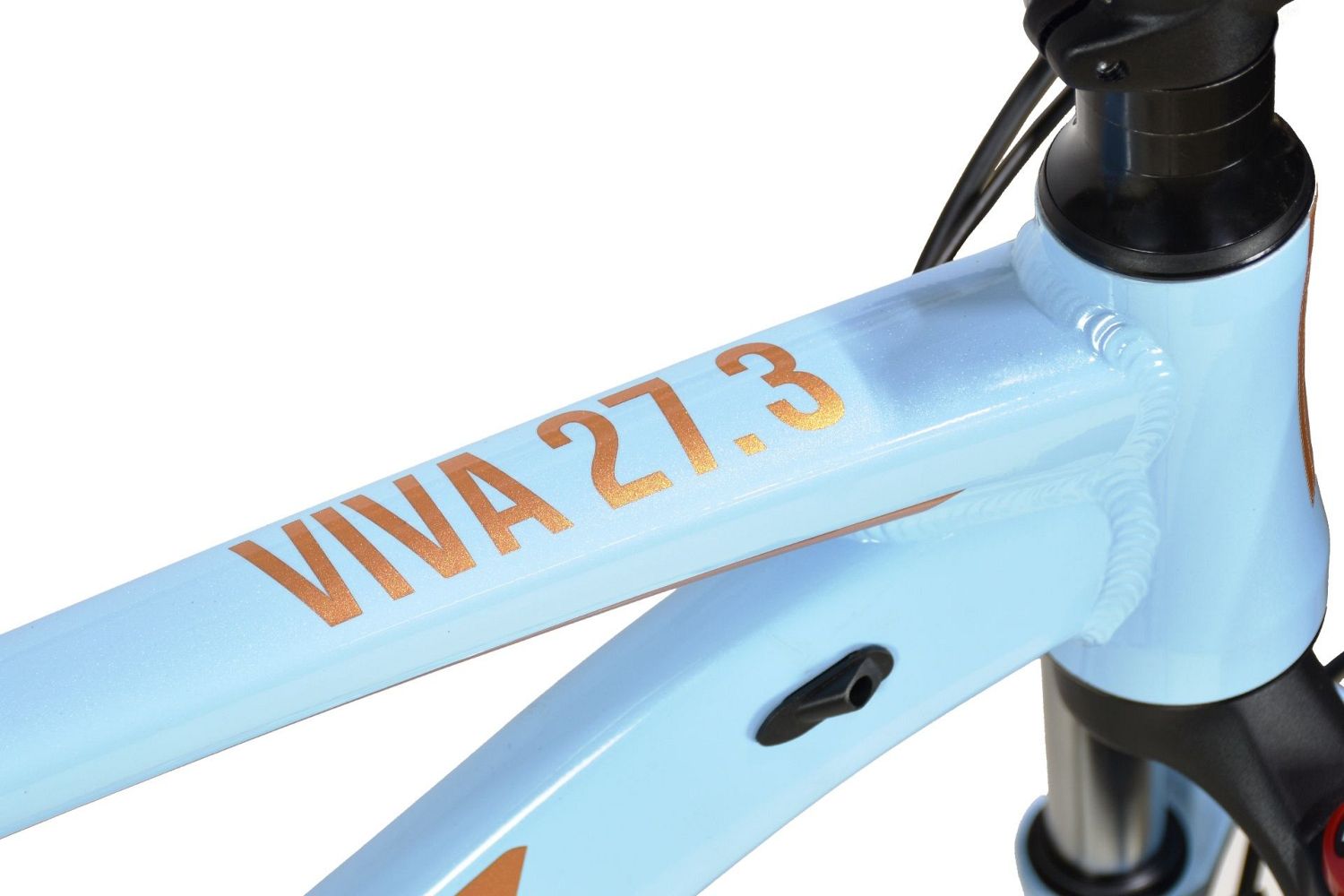 Велосипед Stark Viva 27.3 HD (2023), рама 18" (165-175 см), голубой Велосипед Stark Viva 27.3 HD (2023), рама 18" (165-175 см), голубой