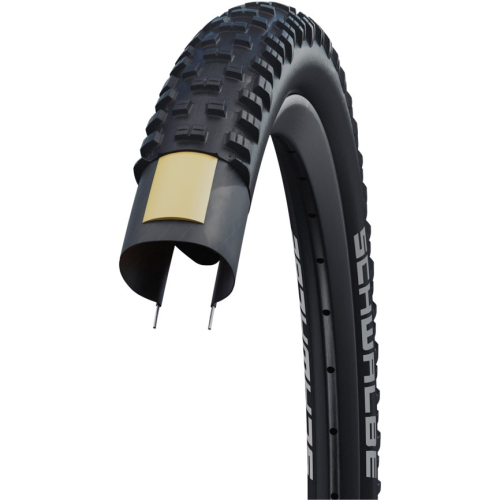Покрышка Schwalbe Tough Tom, 27.5x2.25 (57-584), K-Guard B/B-SK HS463 SBC 50EPI, светоотражающая полоса, 05-11159161