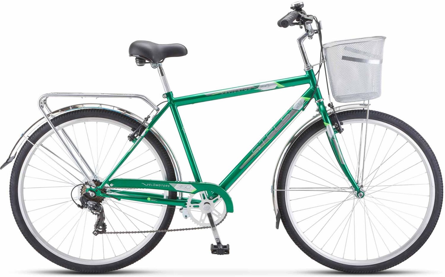 Велосипед Stels Navigator-350 V 28" Z010, рама 20" (175-185 см), зеленый Велосипед Stels Navigator-350 V 28" Z010, рама 20" (175-185 см), зеленый