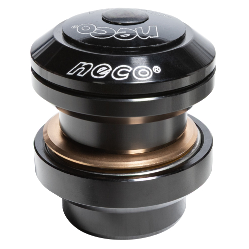 Рулевая колонка Neco H773, EC34, 1 1/8", алюм.чашки, пром.подшипники, черный