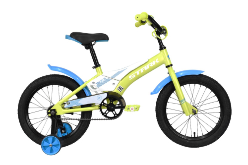 Велосипед Stark Tanuki 16 Boy (2023) (98-110 см), зеленый