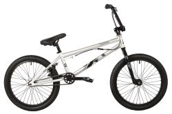 Велосипед Novatrack BMX Psycho 20" (2022), рама 10", серебристый Велосипед Novatrack BMX Psycho 20" (2022), рама 10", серебристый