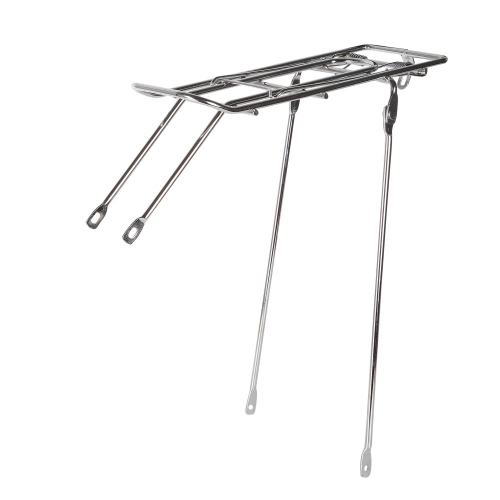 Багажник для велосипеда 28", стальной, хром