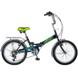 Велосипед Novatrack FS-30 6-spd 20" (2018), черный