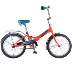 Велосипед Novatrack складной FS-20 20" (2018), рама 12.5", оранжевый Велосипед Novatrack складной FS-20 20" (2018), рама 12.5", оранжевый