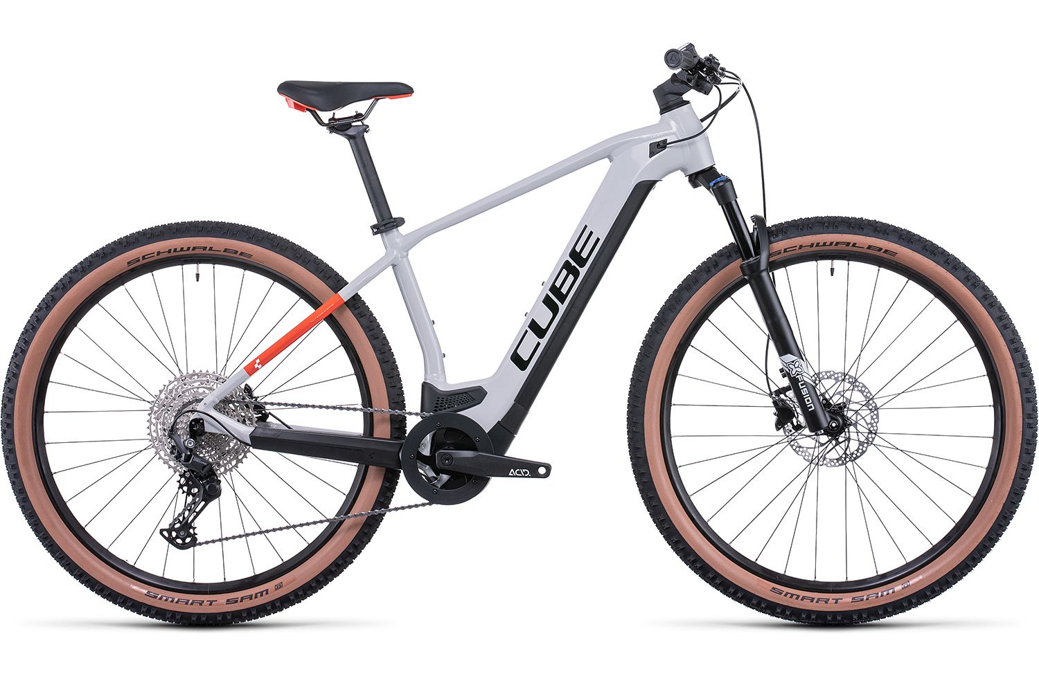 Велосипед Cube Reaction Hybrid Pro 625 29" (2022), рама 17", белый Велосипед Cube Reaction Hybrid Pro 625 29" (2022), рама 17", белый