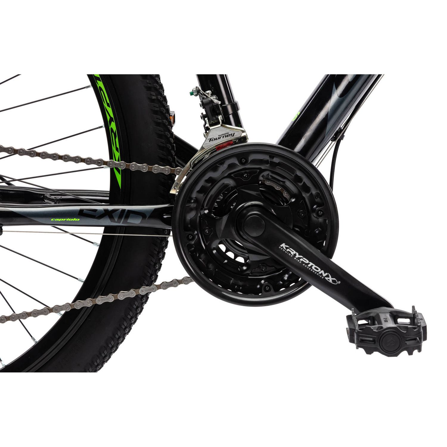 Велосипед CAPRIOLO EXID 27,5'' (2023), рама 16" (155-165 см), зеленый Велосипед CAPRIOLO EXID 27,5'' (2023), рама 16" (155-165 см), зеленый