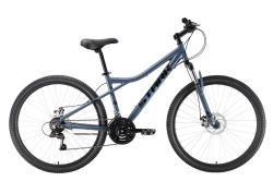 Велосипед Stark Slash 27.1 D (2021), рама 16" (155-165 см), серый Велосипед Stark Slash 27.1 D (2021), рама 16" (155-165 см), серый