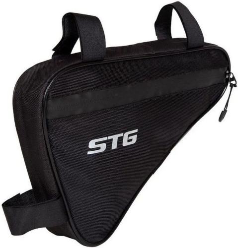 Велосумка под раму STG влагозащищенная, 31х20х5 см, 2.5 л, черный, модель 555-532