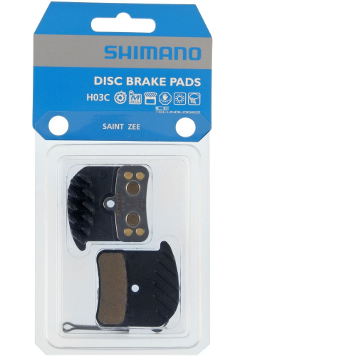 Тормозные колодки Shimano H03C, металл, с радиатором, пара, с пружин, с шплинтом, Y8VT98020