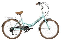 Велосипед Foxx Shift 6.V 24" (2024), рама 13.5" (130-155 см), зеленый Велосипед Foxx Shift 6.V 24" (2024), рама 13.5" (130-155 см), зеленый