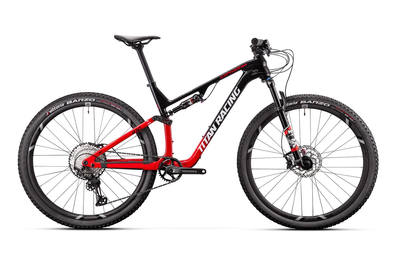 Велосипед Titan Racing CYPHER RS CARBON ELITE, рама XL (185-195 см), красный Велосипед Titan Racing CYPHER RS CARBON ELITE, рама XL (185-195 см), красный